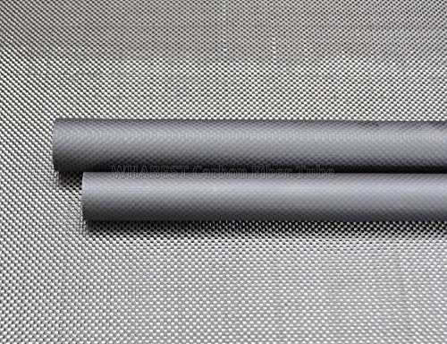 Whabest 9mm od x 7mm ID x 500mm de rolo embrulhado Tubo de fibra de carbono 3k / tubulação