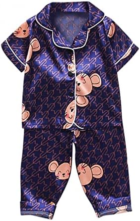 Gab bebê menino bebê menino menino pijamas de roupas de dormir de mouse button de boaton para baixo