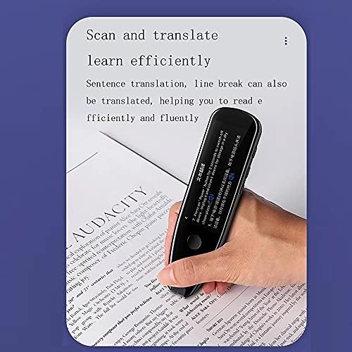Liruxun x5 Tradutor de voz em tempo real Pen Scanner Offline Languages ​​Russian Portable Instant Translation