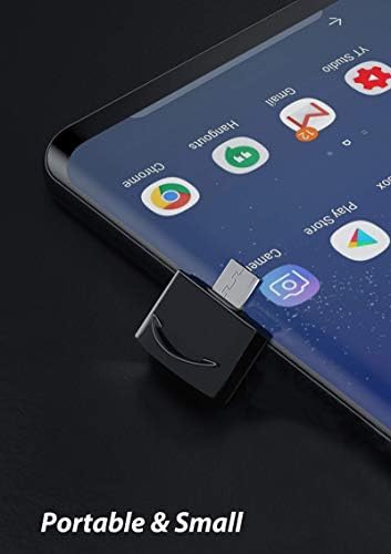 Adaptador USB-C fêmea para masculino Compatível com o seu Samsung Galaxy A3 Duos OTG com carregador