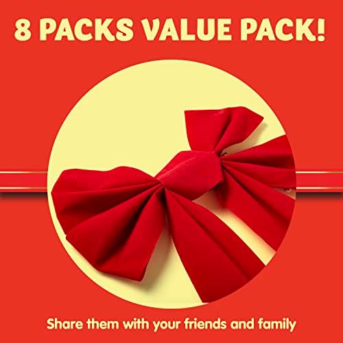 Joyin 12 Pack Christmas Red Velvet Bows, 16 de comprimento por 9 Arcos decorativos de Natal