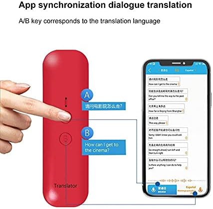 WYYDFDC 5.0 Recarregável conexão rápida Mini Voz portátil Tradutor inteligente multi-idioma para reunião