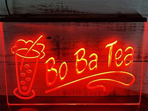 DVTEL Boba Tea Loja de neon Modelagem LED de LED LEITAS LUMAS LENTAS LUMAS SIGNA PAINEL DE ACRYLIC Luz decorativa, 60x40cm Hotel Restaurant Bar Coffee Shop