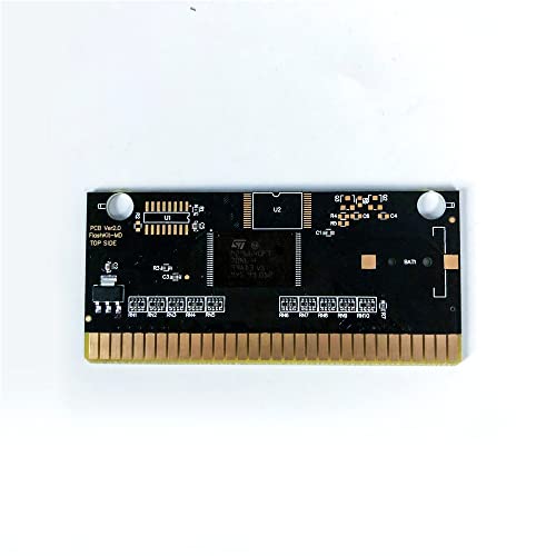 Aditi Wardner - USA Label Flashkit MD Electroless Gold PCB Card para Sega Genesis Megadrive Console