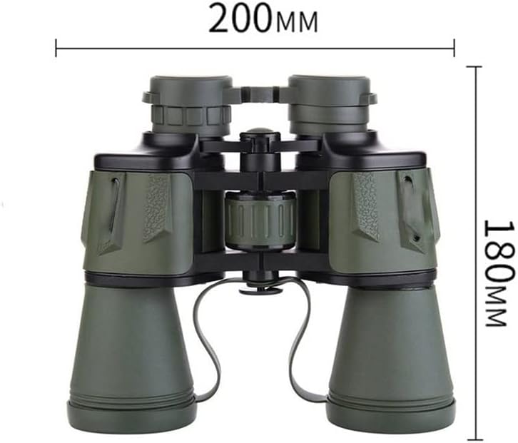 Ganfanren 20x50 High Maginification Zoom Binocular poderoso telescópio óptico amplo angular para