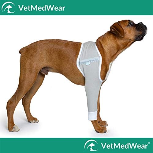VetMedwear ombro manga de proteção para cães - alternativa de colarinho eletrônico - após o desgaste da cirurgia