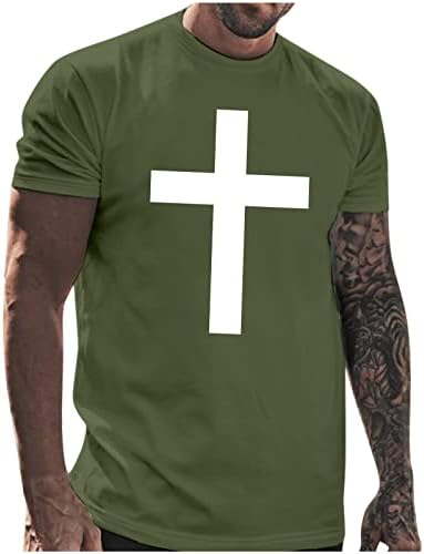 HDDK Soldier Soldier Short S-shirts Summer Summer Fé Jesus Cruz Tops Running Workout Sports Crewneck camisetas