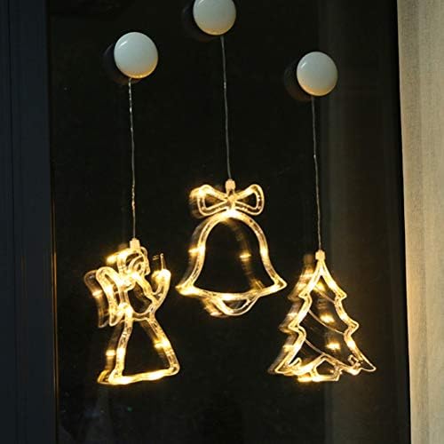 6 PCs Christmas Wall Decoration Copo Lâmpada Lâmpada Led Decorações de Natal Presentes Ornamentos