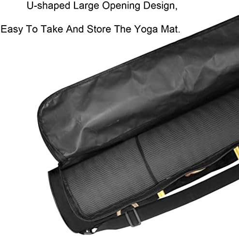 Ratgdn Yoga Mat Bag, Keys Padrão Exercício de ioga transportadora de tape