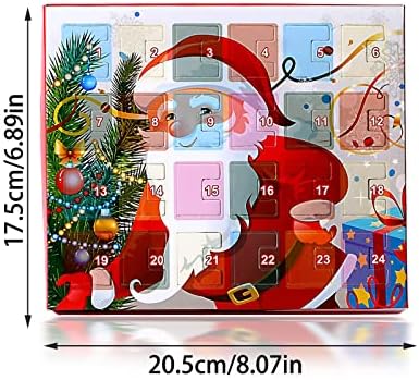 HHMEI Christmas Advent Calendar Gifts Caixa de colar diy colar com 24 encantos conjuntos sgcabiouochvgi