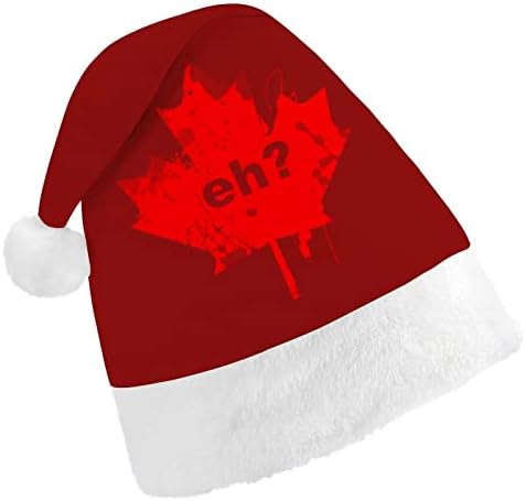 Canadá eh chapéus de natal com chapéu de natal para adultos para férias de festas de Natal