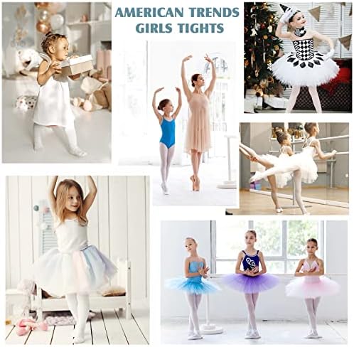American Trends Ballet Fisce para meninas dança dança de pé apertado crianças leggings meias elásticas para meninas