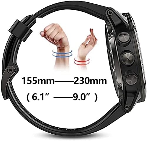 Ezzon para Garmin Fenix ​​5 5x mais 6 6x Pro 3 HR Smart Watch Leather Band Straplet para Forerunner