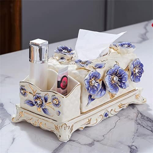 Caixa de papel de estilo europeia da caixa de tecidos, caixa de lenços de cera, caixa de guardanapo