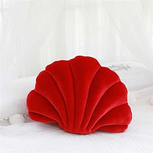 Dingzz Shell travesseiro traseiro almofada de assento macio Costo nórdico colorido de veludo caseiro Manual