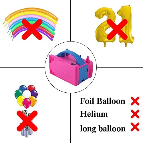 Máquina de enchimento de ar portátil da bomba de balão para balões pequenos 400w ≤85db inflador/soprador