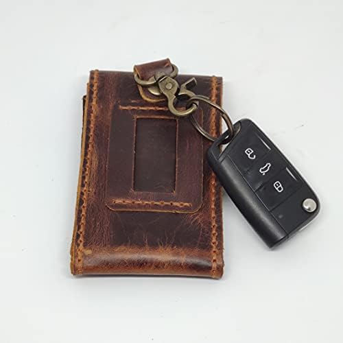 Caixa de coldre de couro em coldre para o OnePlus 7, capa de telefone de couro genuíno artesanal, capa de bolsa