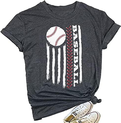 Esfregue um pouco de sujeira nele gráfico de beisebol, camiseta fofa, letra feminina tees de softball estampados