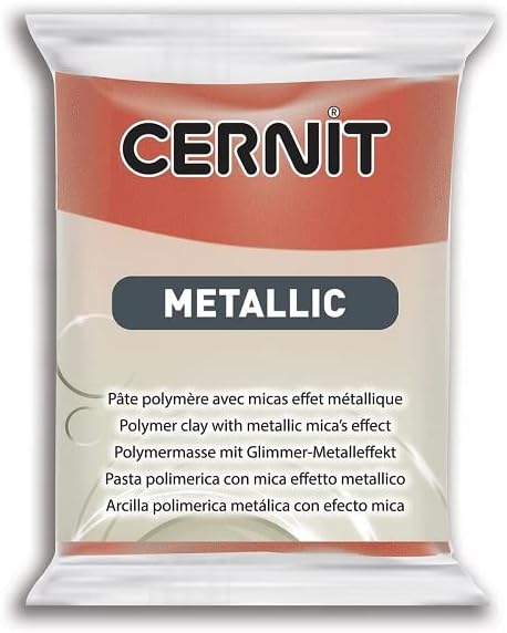 Pasta de polímero Cernit, tamanho único, cobre