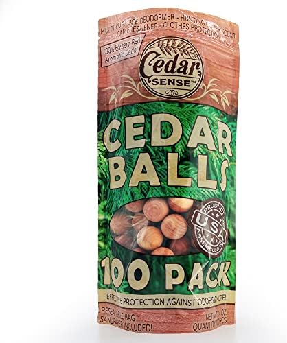 Bolas de cedro - 100 pacote - senso de cedro - fabricado nos EUA.