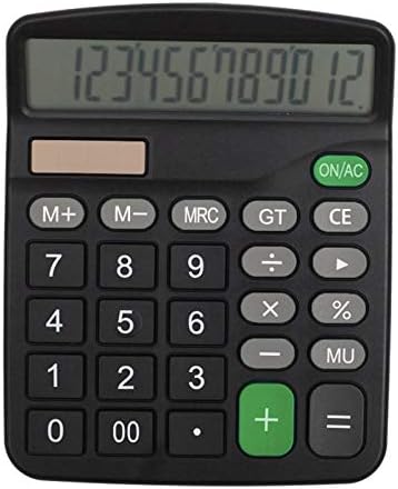 Calculadora de bateria solar de peças da ferramenta 12 dígitos calculadora eletrônica com botões grandes