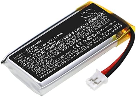 Jiajieshi Bateria 1000MAH / 3,70WH, ajuste da bateria de substituição para Deli 14951W DL14881