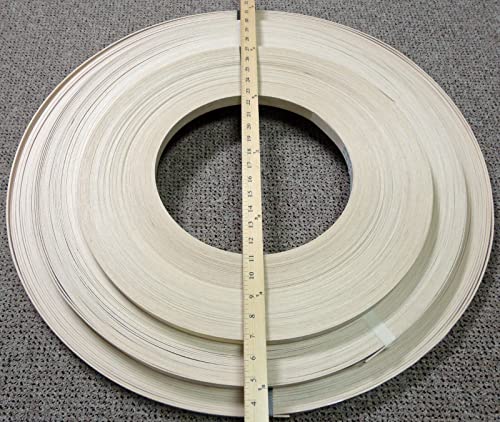 Banda de borda de madeira de 2 mm de espessura faia ou cereja ou nogueira 7/8 x 328 'sem cola