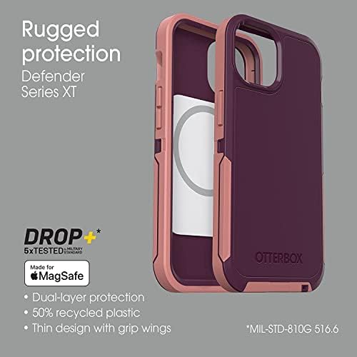 OtterBox Defender Series MagSafe Caso para iPhone 13 Pro Max & iPhone 12 Pro Max Microbial Defense Protection