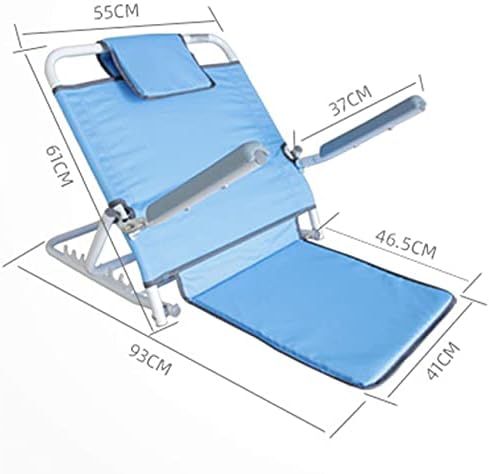 Ajuste de reclinável reclinável na cama de 7 verras com suporte lombar para apoio de braço para pacientes