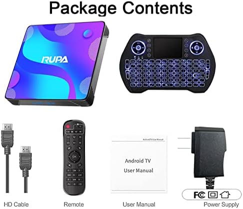 Caixa de TV Android 11.0.2023 Caixa de TV inteligente RK3318 4GB 64GB Suporte 2.4g 5.8g Wi -Fi Bluetooth 4.1 Ethernet