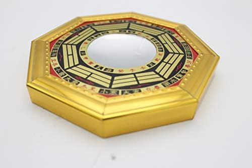 EastMeetswest 4.8 Proteção Oriental Chinesa Feng Shui Home House Gold Bagua Cavinato Espelho