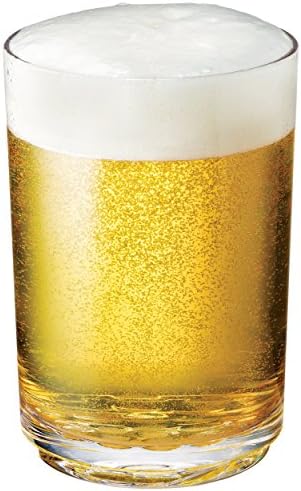 Drinique Unbreakable Elite Pint Beer Glass 16oz reutilizáveis, à prova de pratos, lavagem de louça, copos de