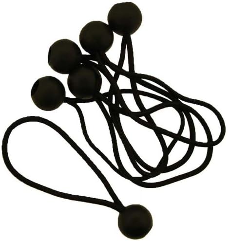 Cordos de bola de bungee Toolusa- tamanho de 5 com 6 peças na embalagem: TA8500-YH