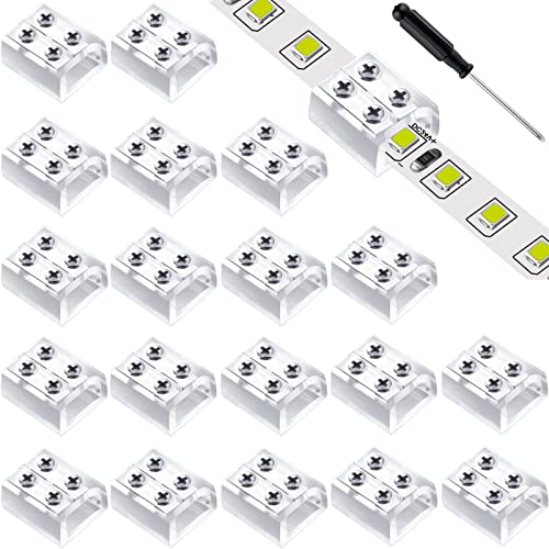 10 mm de fita de luz LED sem soldas fita de luz fita para fita adesiva conector de bloco de bloco de 2 pinos