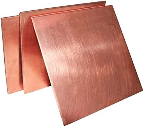Placa de cobre de cobre de folha de cobre Nianxinn, placa de cobre roxa 6 tamanhos diferentes para, artesanato,