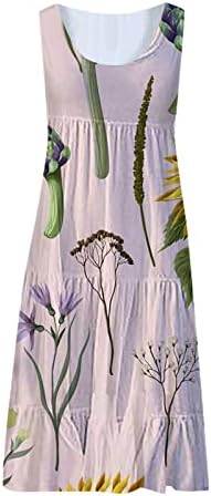 Fragarn Sundresses for Women Casual Beach, vestido de praia floral de verão feminino, vestido
