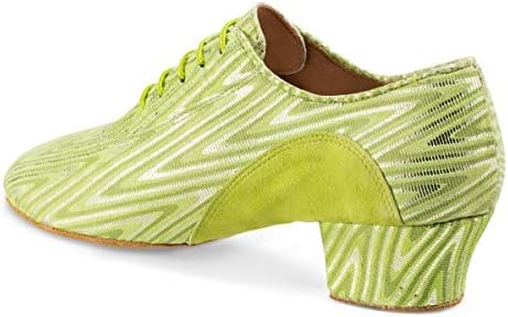 Rummos Womens Practice Shoes R377 273-223 - Couro/Nubuk Neon Green - Acessório regular - 1,8 45 Cuban -