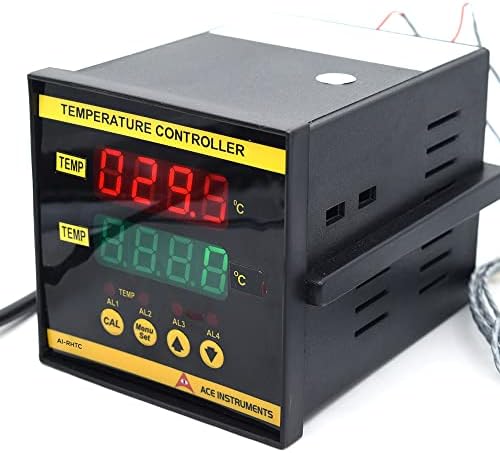 Controlador de umidade de temperatura digital de montagem em painel para aves, incubadoras, prateleira