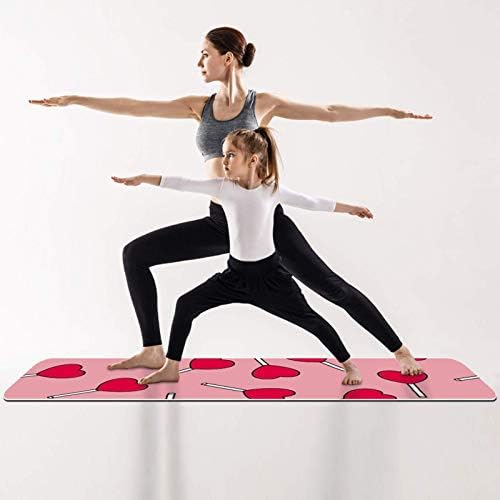 Siebzeh Candy Love Heart Premium grossa Yoga Mat ECO AMPLEMAS DE RORBO