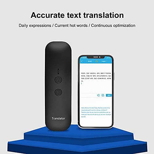 ASUVUD 5.0 ​​Recarregável conexão rápida Mini Voz portátil Multi-Language Translator para reunião de negócios no
