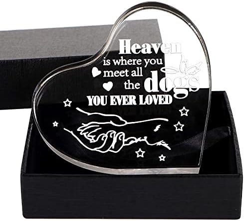 Petcee Dog Memorial Presentes, Presentes de simpatia por perda de cachorro, Pet Dog Death Gifts