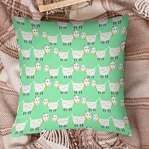 Faça ovelha da fazenda Casa quadrada Capas de almofada de poliéster Tampas de travesseiro de arremesso para decoração de sofá