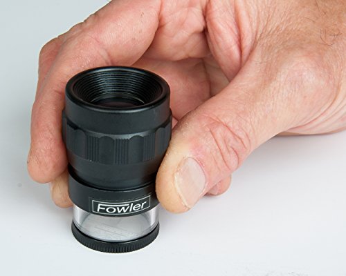 Fowler 52-664-009-0, comparador óptico de bolso 10x Conjunto com 9 retículas