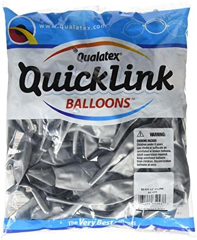 Qualatex link rápido balões de látex, 12 , laranja