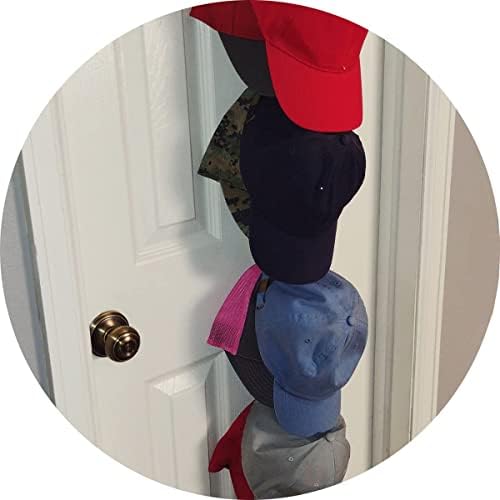 Coloque uma porta de chapéu montada por uma porta. Snap e libere facilmente as tampas. Os bonés enfrentam