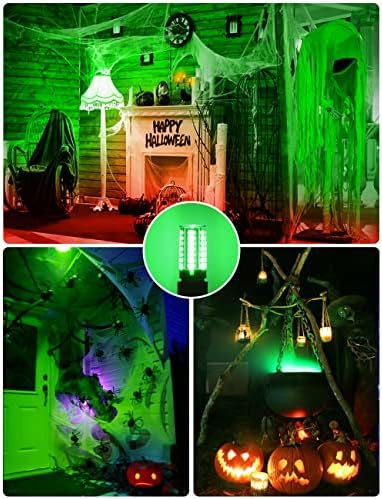 G9 Bulbos LED Luz verde, lâmpadas verdes de Jandcase 5W 40W Halogen equivalente, luz verde LED Base G9, lâmpadas