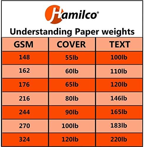 Hamilco Colored Scrapbook Cardstock Paper 4x6 Cartão Papel de caldo de 65 lb Cover 100 pacote