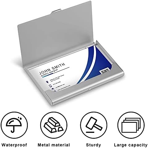 Rainbow Chemical Element Metal Metal Business Titular de cartões de visita Pocket Carttet Wallet Card de