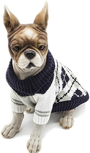 Suéter de cachorro Bobibi do diamante pet gato de animais de estimação de malhas de inverno roupas