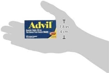 Caplets revestidos com advil, 50 ct